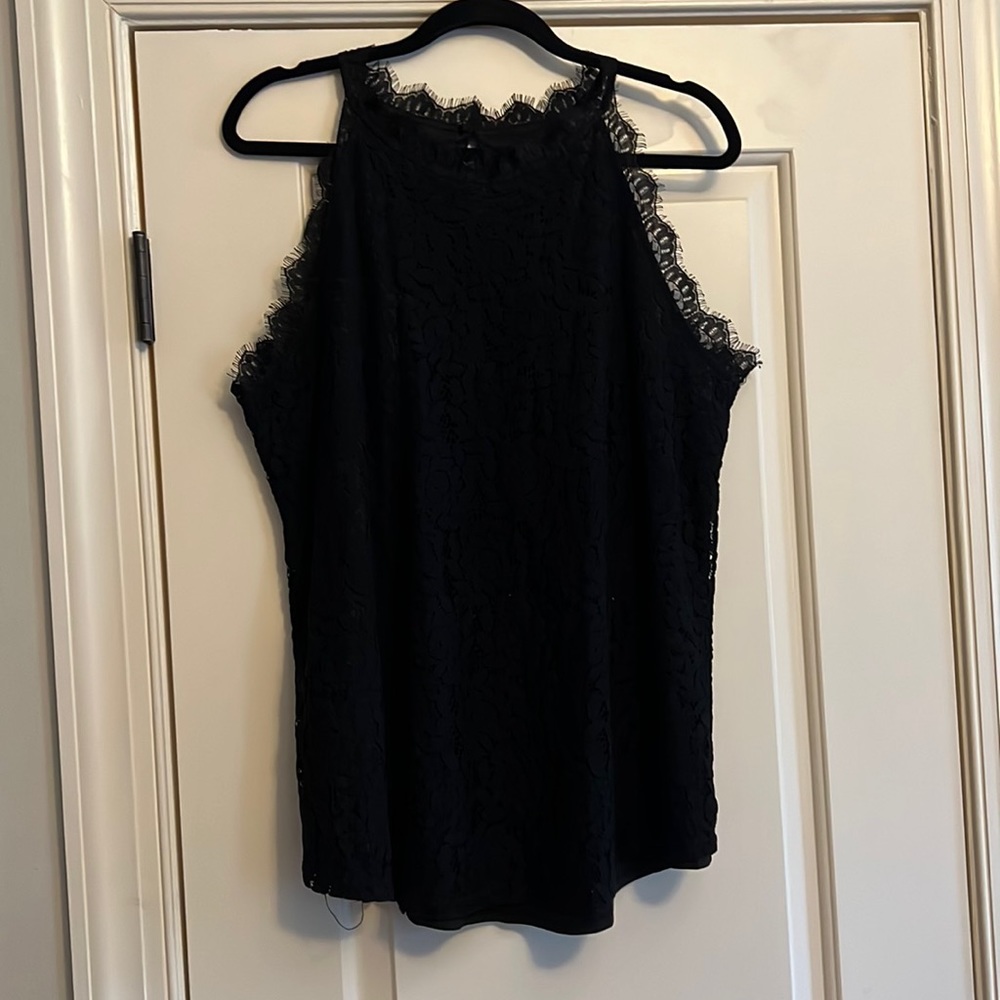 2XL Fully lined lace top